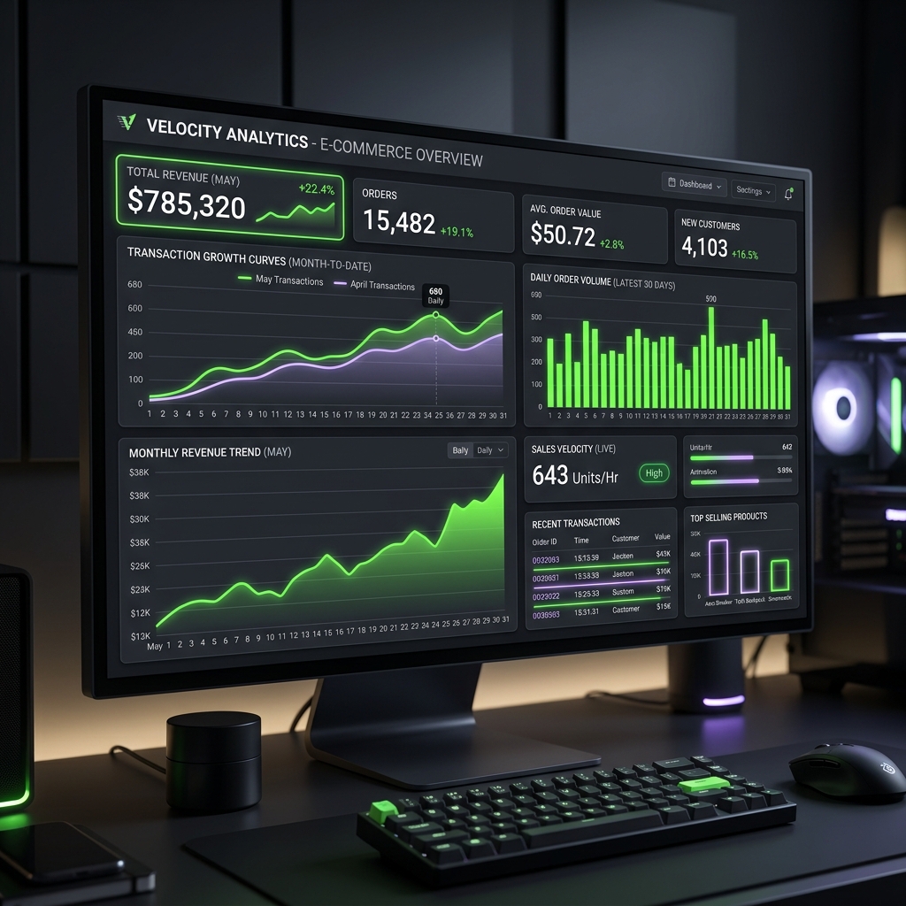 D2C Sales & Revenue Dashboard