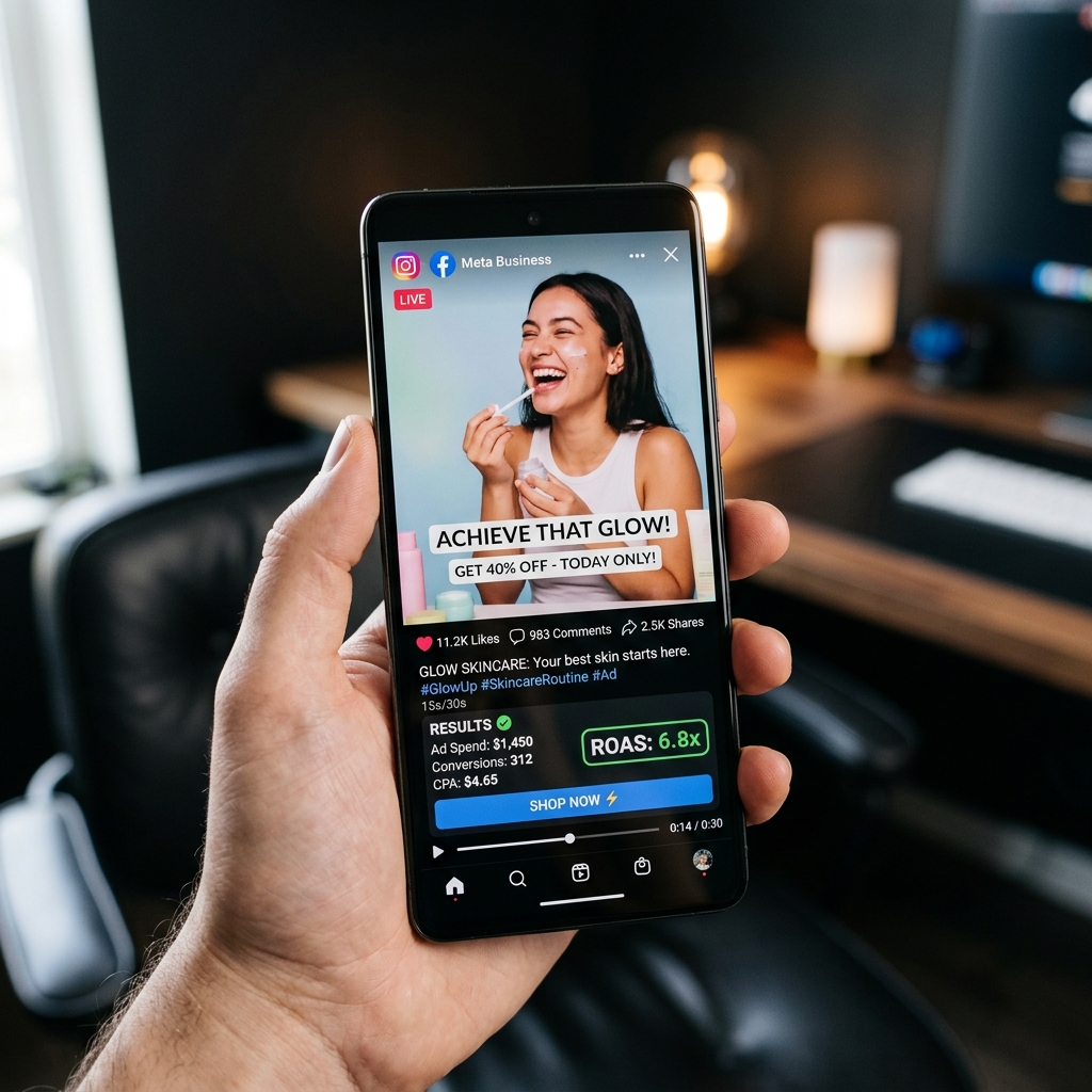 Meta Ads Conversion Mockup